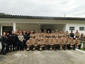 Palestra para o Batalhão de Choque da Polícia Militar de Santa Catarina e Agentes Penitenciários no Complexo Penitenciário do Estado