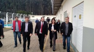 Representantes da CPI do Sistema Carcerário fazem visita técnica em unidades prisionais de Santa Catarina