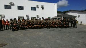 Operação Integrada de Segurança Prisional no Presídio Regional de Joinville