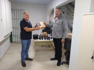 Deap entrega radiocomunicadores digitais ao Presídio Regional de Tijucas