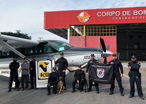 Buscando o aperfeiçoamento, a Divisão de Operação com Cães – DOC participou do curso de condutores de cães fornecido pelo Canil Caraíbas, em Goiânia/GO